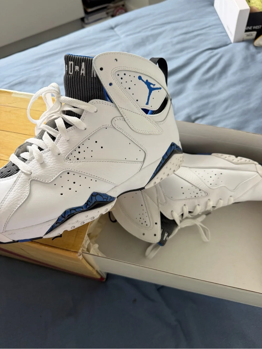 Jordan White and Red Retro Basketball Shoe Box